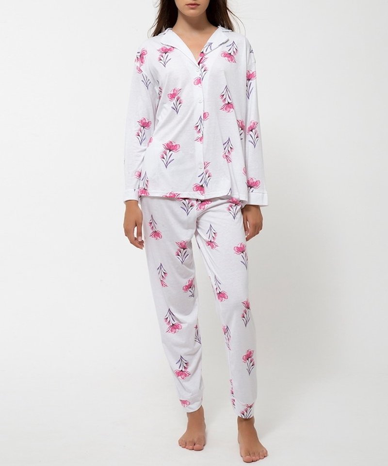 Women Classic Pyjama Set - Style 06 - UKFL Bangladesh