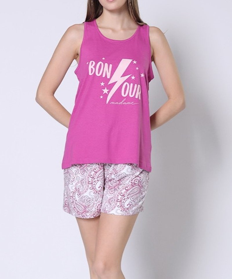 Women Jersey Pyjama Set - Style 08 - UKFL Bangladesh